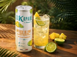 EZKAPADE Pétillant de Fruit Ananas Combava 25cl 4,2% vol